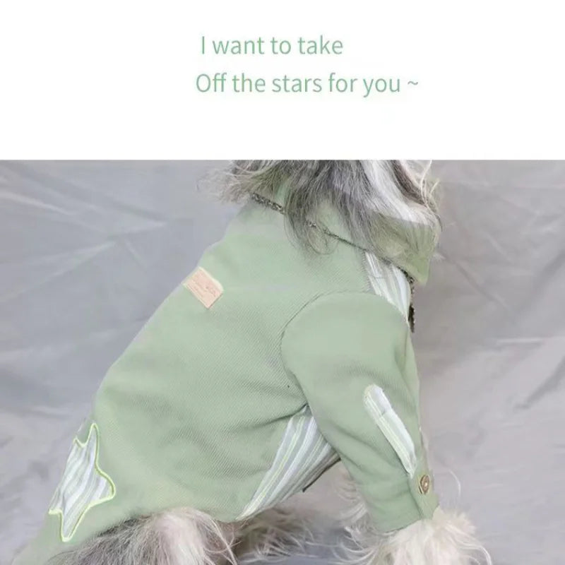Pet Spring and Summer Shirt, Teddy Bomei Schnauzer, Large, Medium and Small Dog Clothes