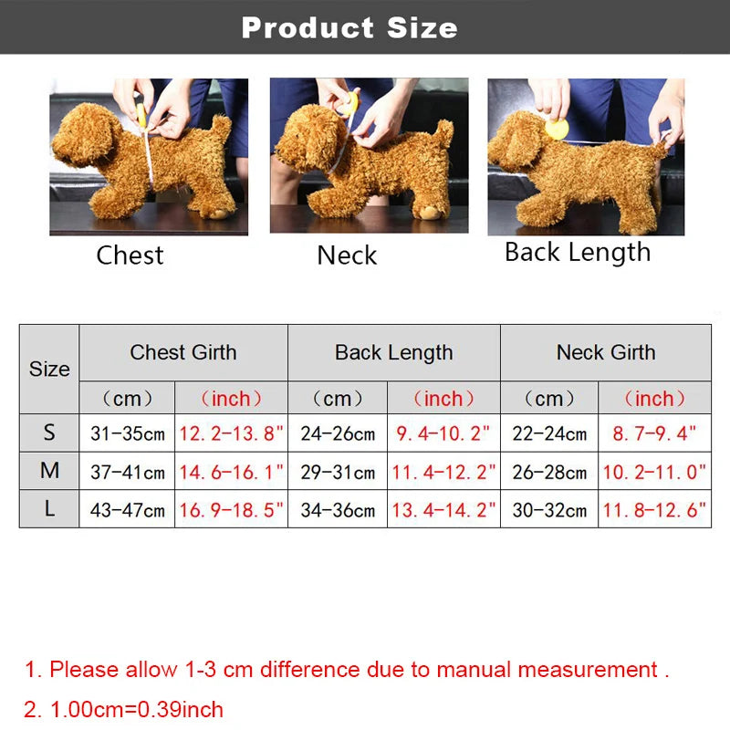 Christmas Dog Clothes Warm Cotton Shirt Vest Pets Dogs Chihuahua Xmas Costume for 2025 New Year Party Navidad Puppy Clothing