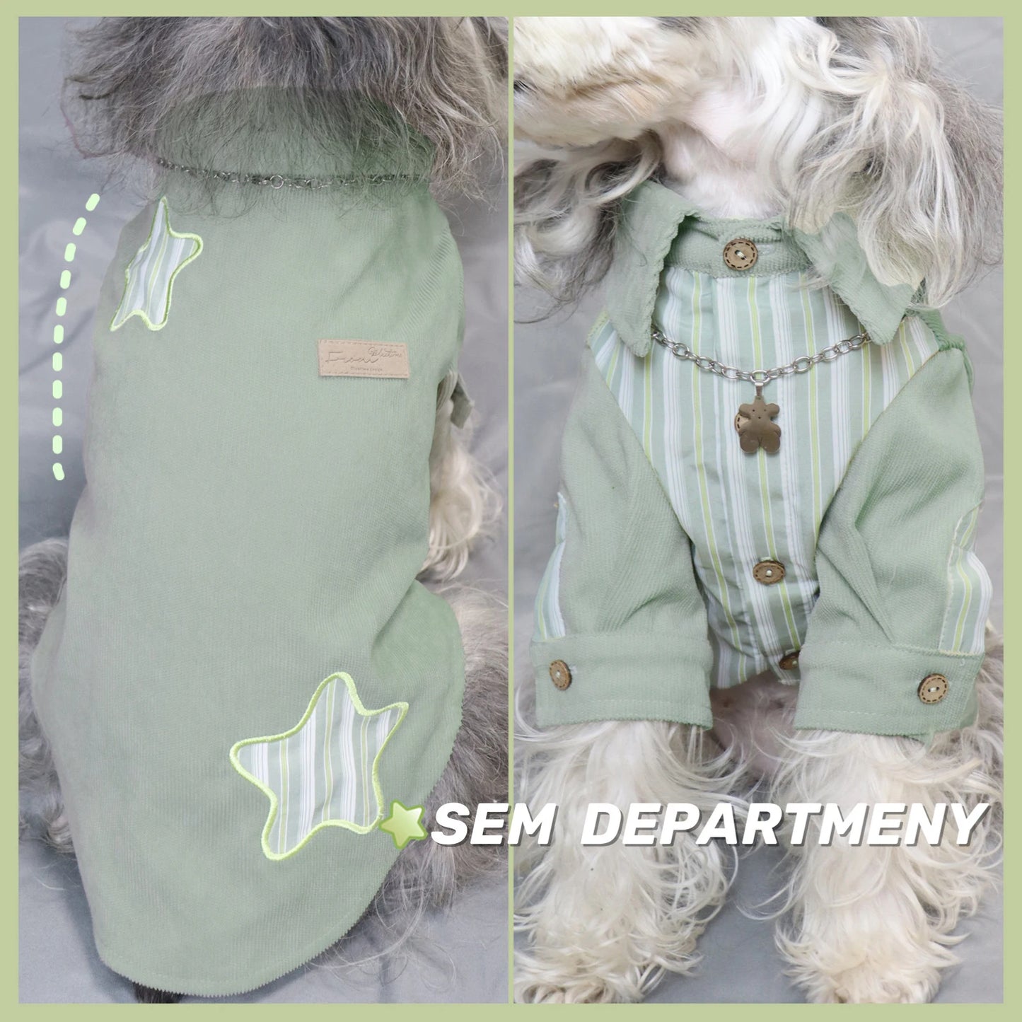 Pet Spring and Summer Shirt, Teddy Bomei Schnauzer, Large, Medium and Small Dog Clothes