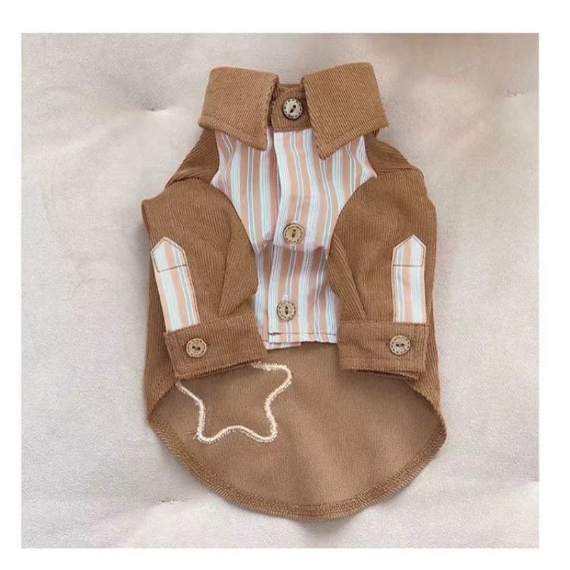 Pet Spring and Summer Shirt, Teddy Bomei Schnauzer, Large, Medium and Small Dog Clothes