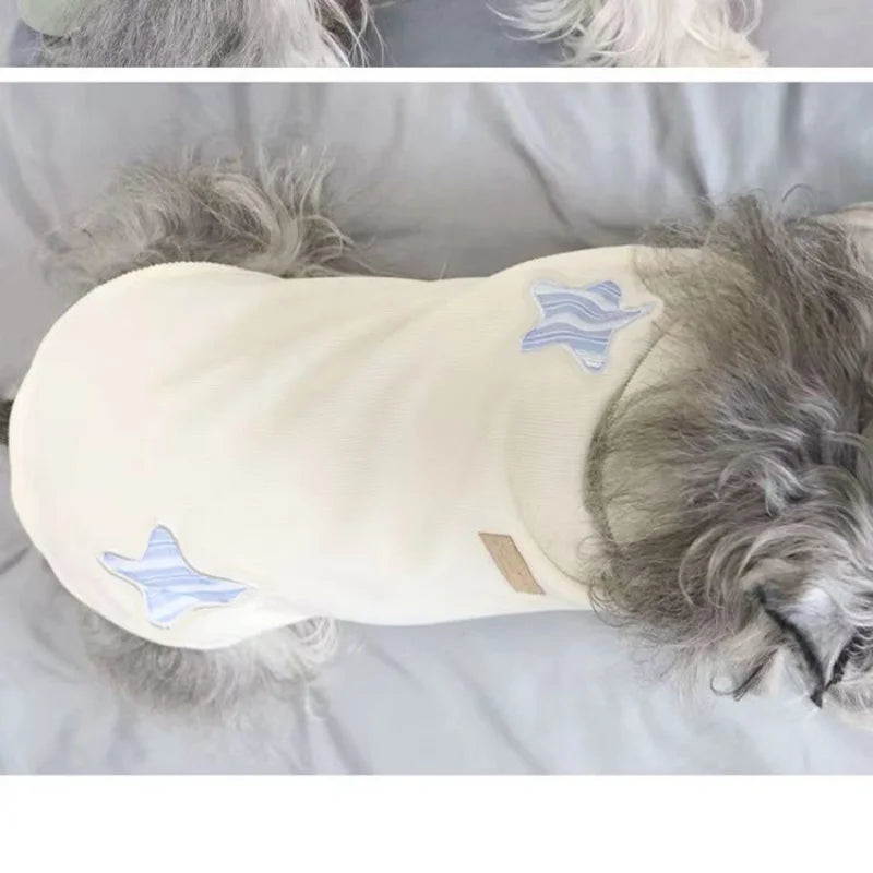 Pet Spring and Summer Shirt, Teddy Bomei Schnauzer, Large, Medium and Small Dog Clothes