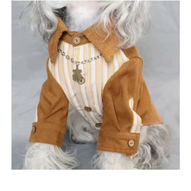 Pet Spring and Summer Shirt, Teddy Bomei Schnauzer, Large, Medium and Small Dog Clothes