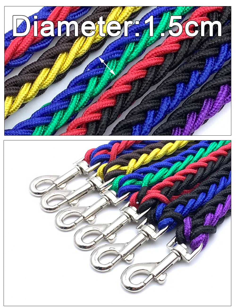 Safety Nylon Dog Leash For Small Medium Large Dogs Leads Pet Training Running Walking Dog Traction Rope Supplies Droppshipping