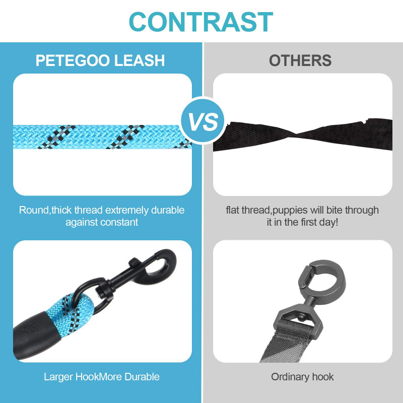 Strong Dog Leash Pet Leashes Reflective Leash For Big Small Medium Large Dog Leash Drag Pull Tow Golden Retriever dog accessorie