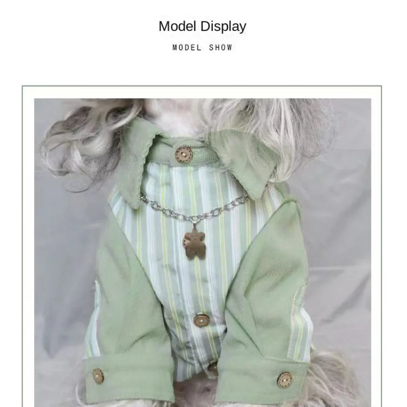 Pet Spring and Summer Shirt, Teddy Bomei Schnauzer, Large, Medium and Small Dog Clothes