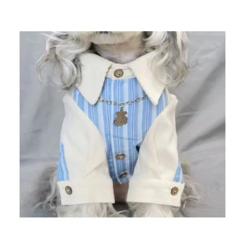 Pet Spring and Summer Shirt, Teddy Bomei Schnauzer, Large, Medium and Small Dog Clothes