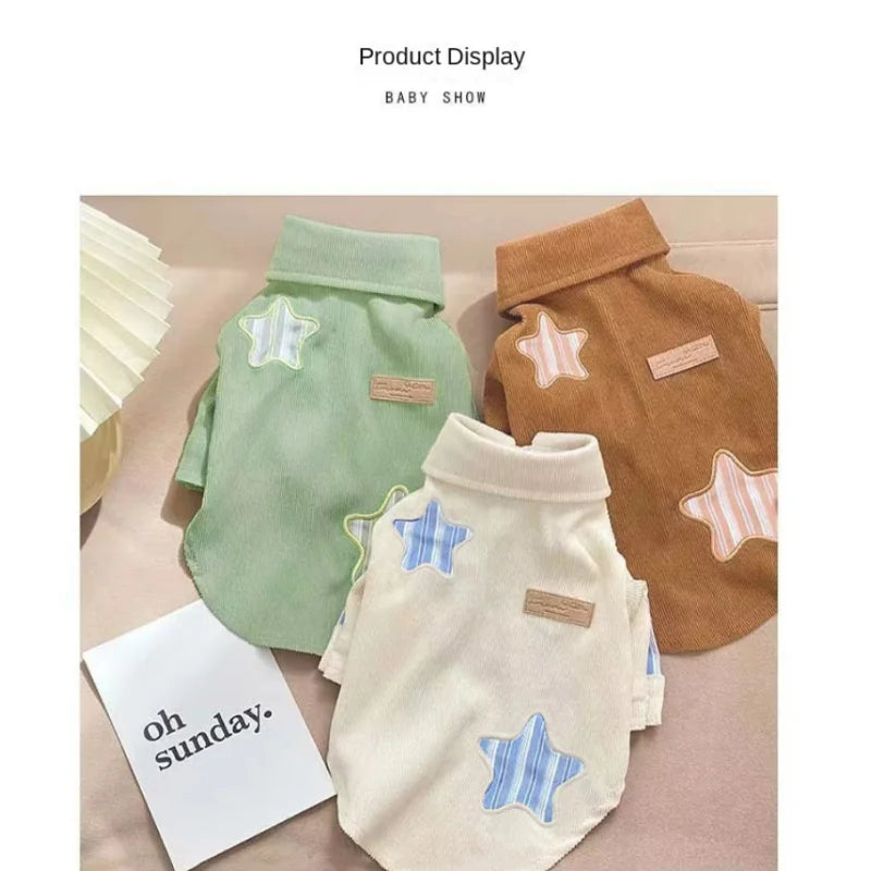 Pet Spring and Summer Shirt, Teddy Bomei Schnauzer, Large, Medium and Small Dog Clothes