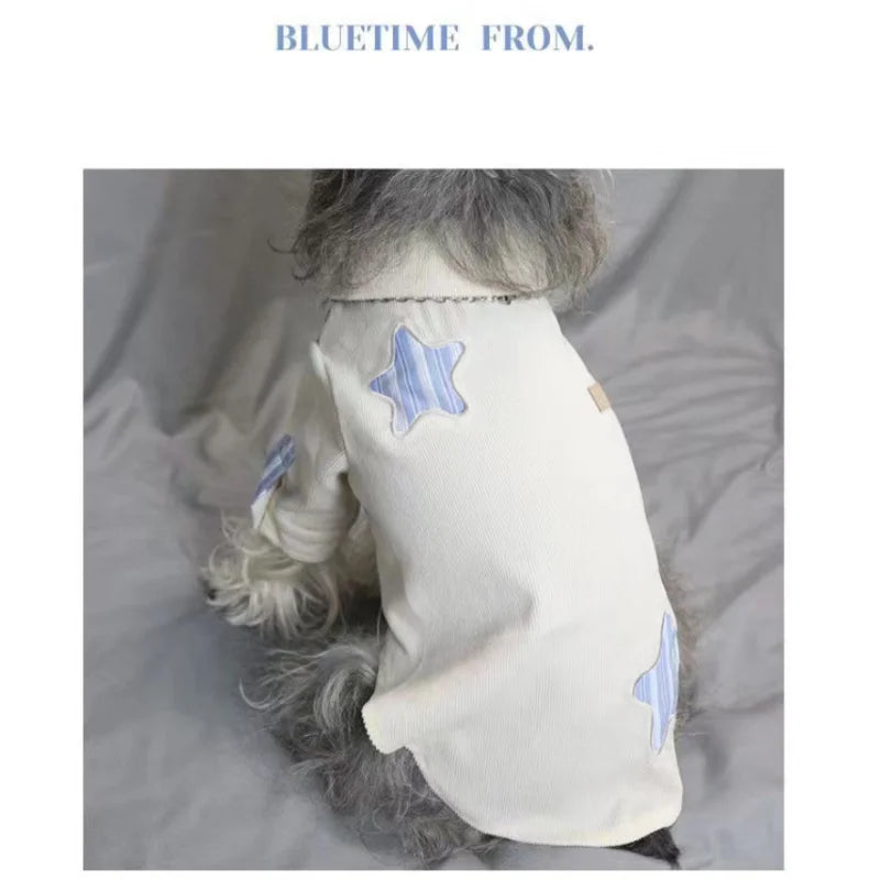 Pet Spring and Summer Shirt, Teddy Bomei Schnauzer, Large, Medium and Small Dog Clothes