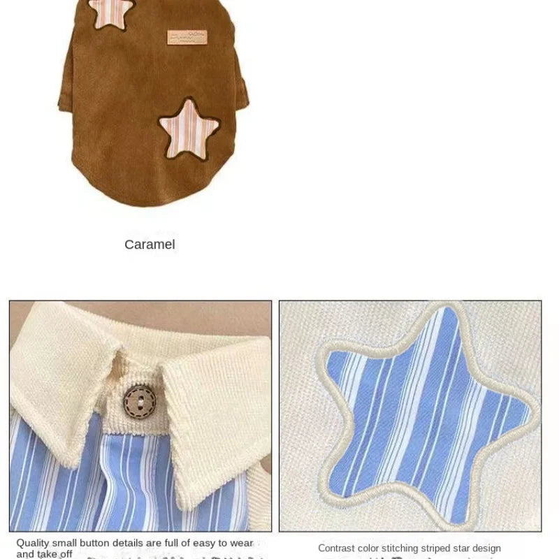 Pet Spring and Summer Shirt, Teddy Bomei Schnauzer, Large, Medium and Small Dog Clothes