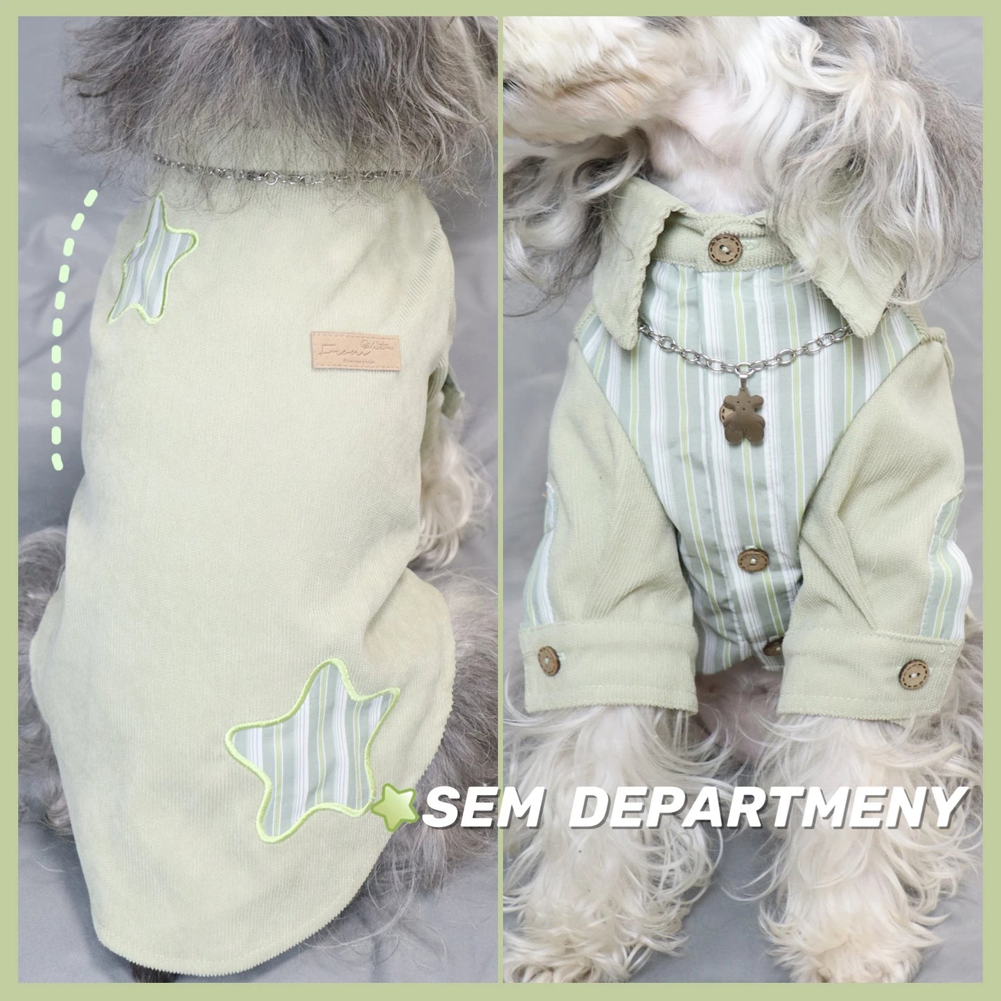 Pet Spring and Summer Shirt, Teddy Bomei Schnauzer, Large, Medium and Small Dog Clothes