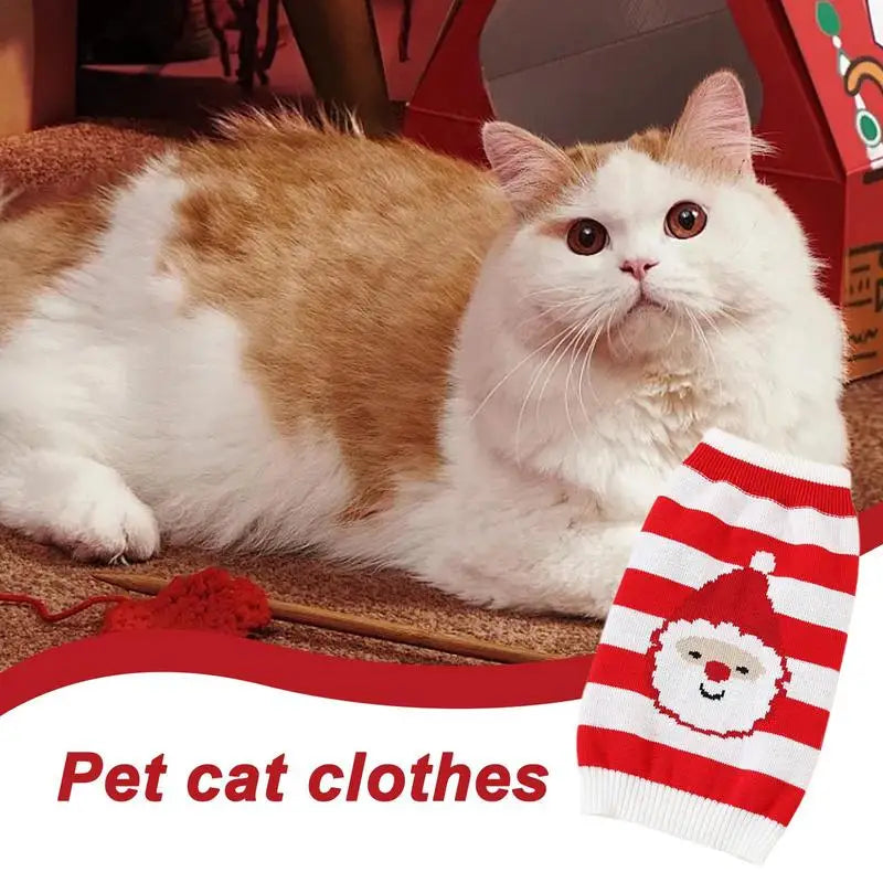 Christmas Dog Clothes Warm Dog Shirts Soft Dog Sweater Snowman Knitted Dog Cloth Breathable Pet Accessories for Small Dogs