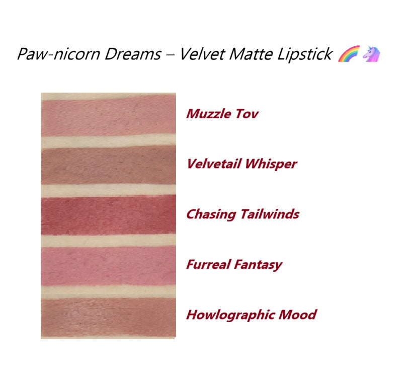 KOBESOJU: Paw-nicorn Dreams โ Velvet Matte Lipstick ๐๐ฆ