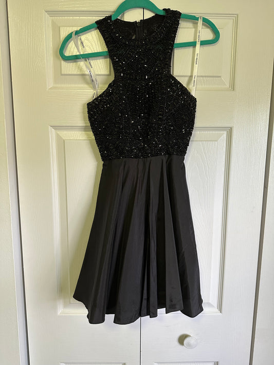 Sherri Hill Black Cocktail Dress