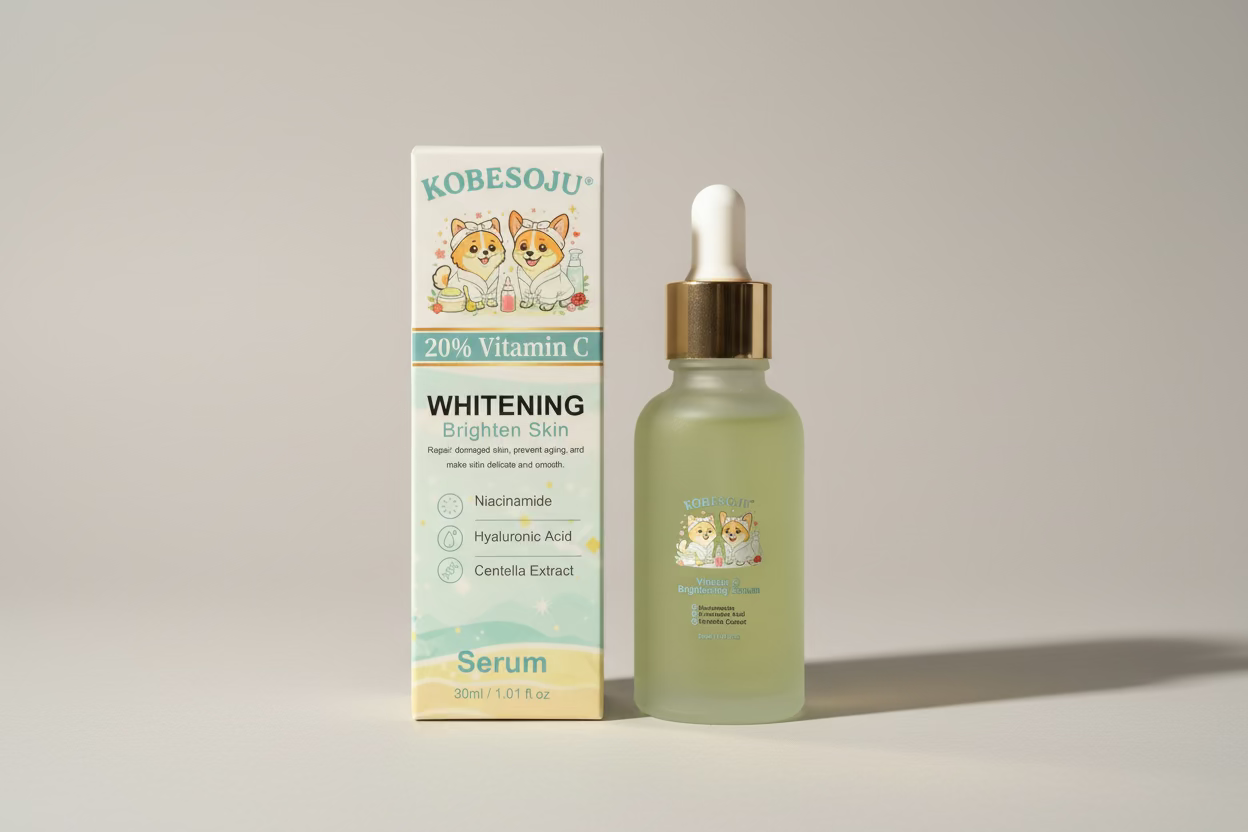 KOBESOJU: Pawsitively Glow Vitamin C Serum 🍊✨