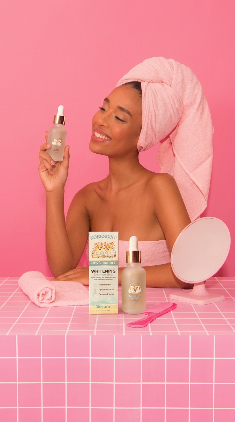 KOBESOJU: Pawsitively Glow Vitamin C Serum 🍊✨