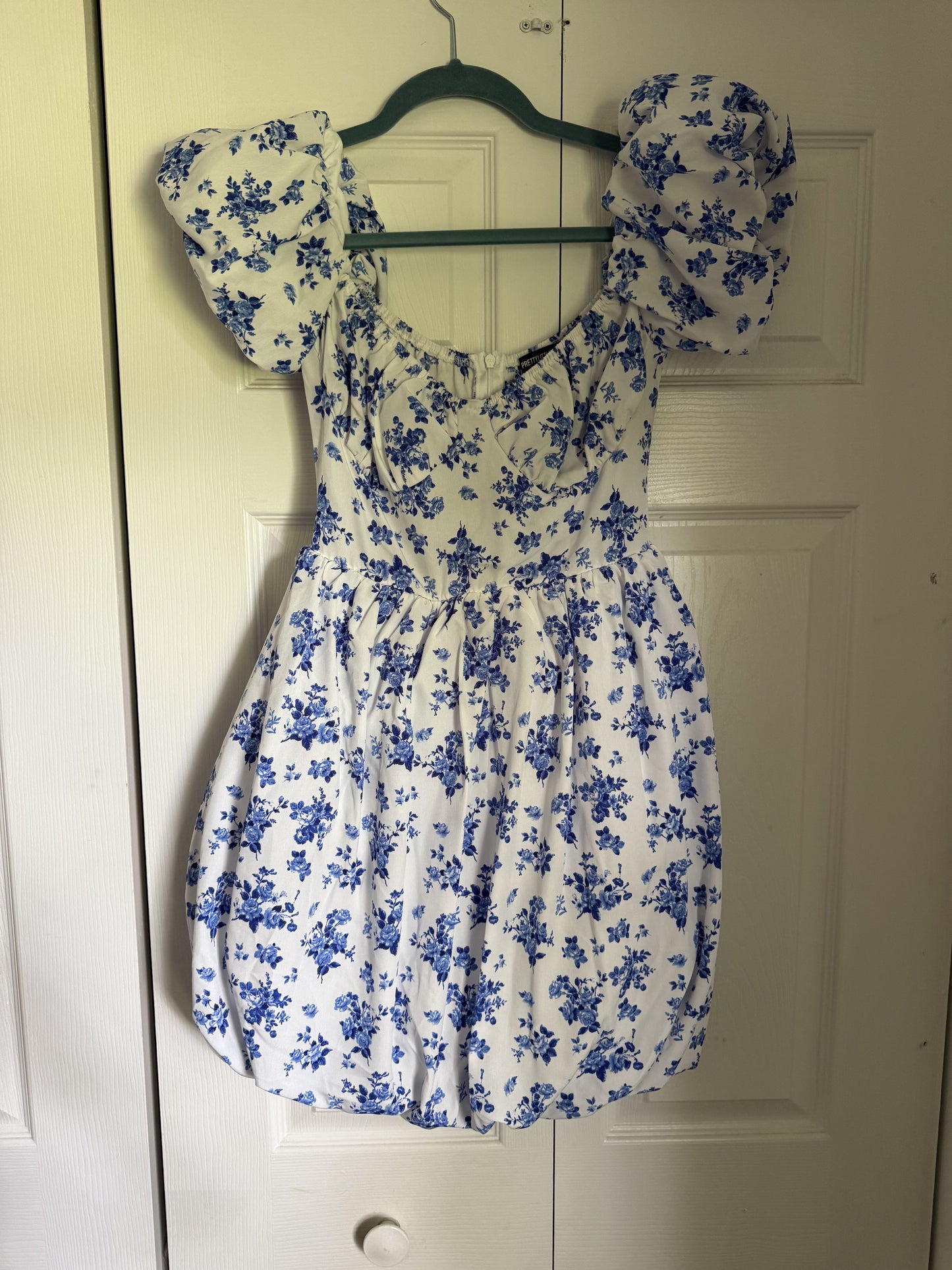 PLT - Blue/White Floral Dress