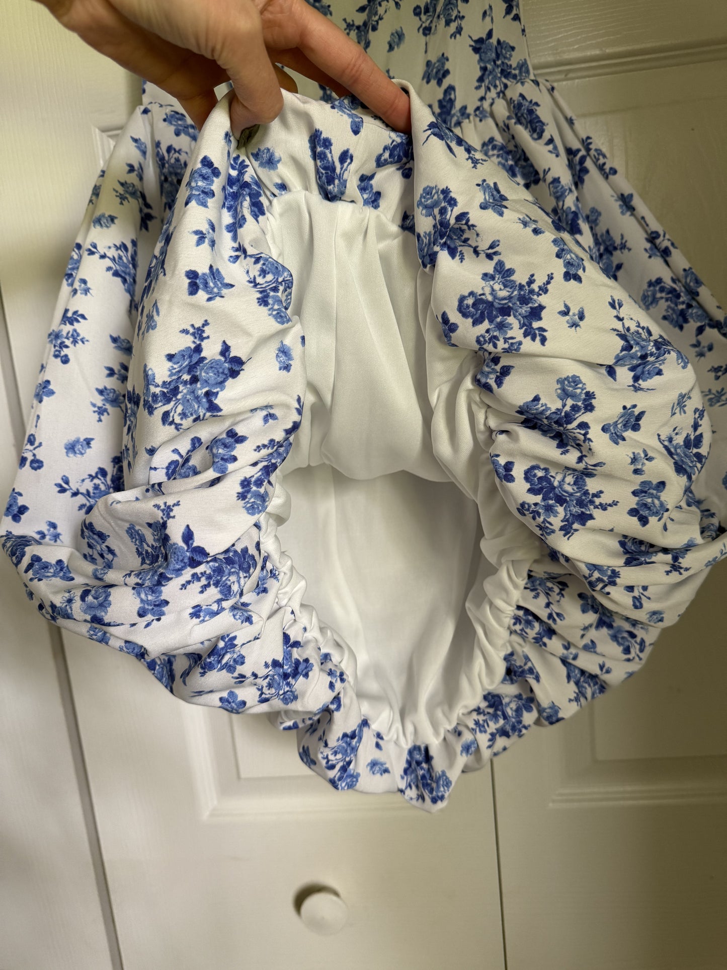 PLT - Blue/White Floral Dress