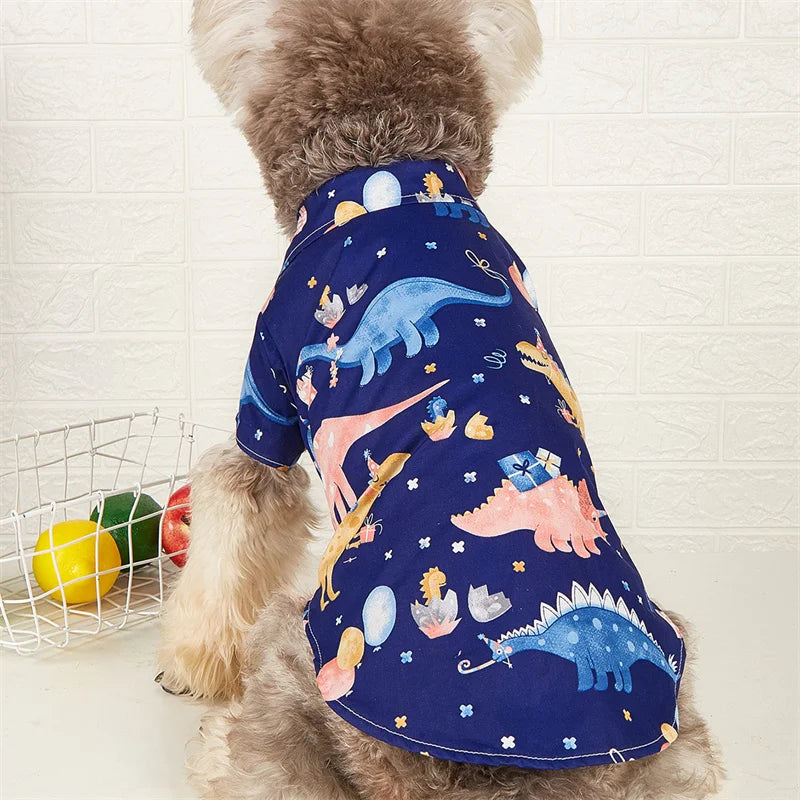 Fashion Puppy Dog T Shirt Vest Summer Pet Clothes for Small Dogs Chihuahua Schnauzer Pinscher Shirts mascotas Apparels Clothing
